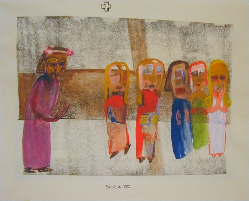 Kruisweg, Statie VIII (#172)